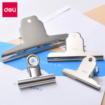 Right-hand Bill Clips Home Dry Clothes Iron Clips Stainless Steel Fixed Small Book Clip Office With Folder Sub Powerful Dovetail Clip Long Tail Clip Fine Arts Raw Sketching Board Round Hill Shaped Clips