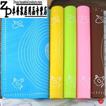 Practical noodles to make cartoon anti-stick steamed bread mat cloth dumpling skin rolling pin table non-slip stick flour mat bar hand