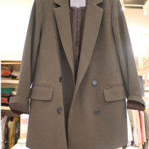 Suit jacket Female chic little guy 2022 Spring autumn new senior design Sensation Niche Casual Black West Suit