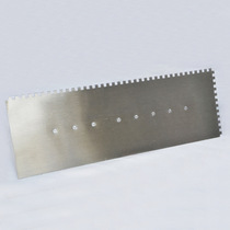 Square tooth hard iron plate magnetic brick wipe cement glue plastering brick knife saw square tooth trowel mortar square tooth flat spatula