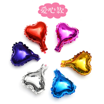 5 inch wedding wedding five-pointed star love aluminum film balloon small peach heart shaped aluminum foil balloon birthday party decoration