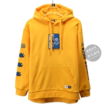 361 degrees hooded pullover sweater womens 2020 winter new womens 361 small yellow fashion sports top womens trend