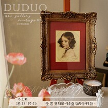 European landscape decoration painting American modern living room hanging painting French restaurant bedroom character flower small frame mural