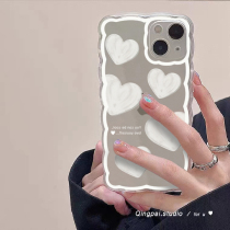 Advanced senses white loving application iPhone13promax apple 12 phone shell 11 transparent xs xr anti-fall 8 Jane approx. 6 7 8plus male and female xsma