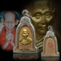 Thai Buddha brand genuine spot Longpo Kaxian 2536 bell-shaped own pendant gold surface sterling silver charm tube version