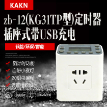 KAKN ZB-12 (KG316TP type) 220v plug-in-type timer with USB jack household appliances control