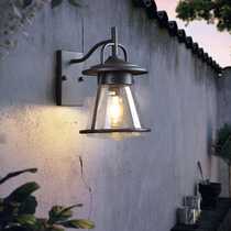 American retro wall lamp Outdoor lamp Waterproof Garden lamp Garden Villa exterior wall lamp Yard wall lamp Outdoor lighting lamp