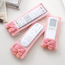 3 household remote control protective covers TV air conditioning fabric anti-drop waterproof cute remote control cover dust cover