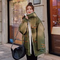 Parker clothing cotton clothes women 2020 winter New Korean version loose plus velvet padded student padded jacket ins cotton jacket