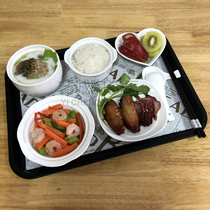 Confinement tableware Household maternity special ceramic tableware set bowls and plates hygienic high-end confinement meals