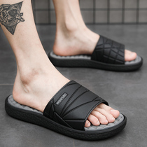 Massage Slippers Mens Summer Outdoor Trends Cool Tug Men Outside Wear Korean version individuality 46 Fashion 47 Home I tug