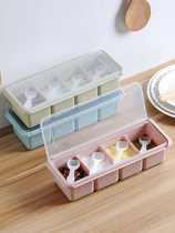Kitchen seasoning box modern simple household high-end salt monosodium glutamate net red box seasoning jar high color value small