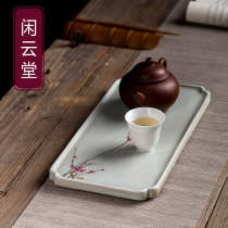 Leisure Cloud Hall Jingdezhen All hand hand-painted flower dry bubble table portable tea table tea table tea tray ceramic tea table