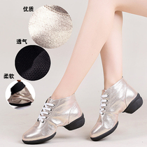 2017 New color soft-soled square dance shoes in the heel fitness sailor dancing shoes womens shoes