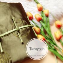 Silk brocade high-end mens long sleeve TANG jacket jacket Pickles green TANG-09