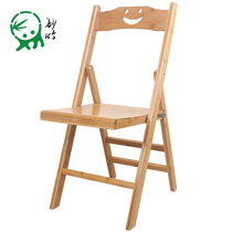 Miao bamboo home bamboo folding chair portable childrens back chair outdoor fishing chair small stool