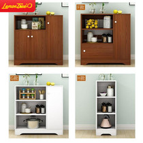Tableware cupboard separated simple cabinet rental table cabinet microwave oven mobile wooden kitchen storage creativity