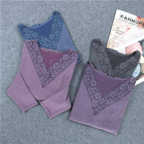 Autumn and winter womens underwear top thin slim fit tight beauty body large size long-sleeved base shirt Single-piece wear autumn clothes