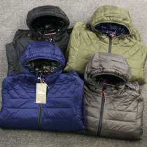 Italian cattle outdoor men hooded warm ultra light windproof sports leisure down jacket OY22