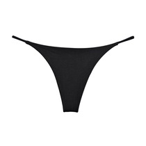 Simple hot double layer thin with a rope T-shaped cotton sexy bikini swimsuit underpants head Lady T-shaped