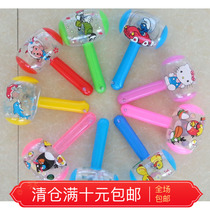 Inflatable hammer 10 with Bell small hammer childrens toy cartoon beating air hammer plastic props punishment stick