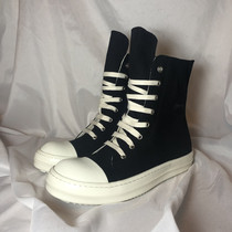 Ro canvas shoes DS high-gang weaving alphabet shoes hundred female trend genuine leather thick couple shoes