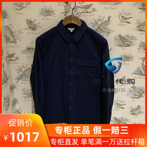 20 Autumn and Winter counter France AIGLE Aigo CADRUM mens warm casual long sleeve shirt J8463