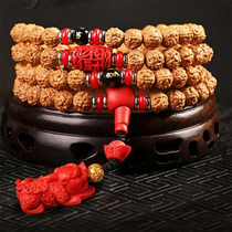 Hongyun Dangtou Bodhi 8mm108 men and women with the same type of Buddha beads sweater necklace