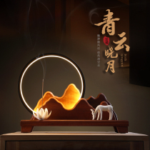 Creative LED lighting decoration decoration living room entrance bedroom club Zen solid wood Chinese home soft decoration decoration