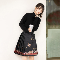 Pool Xia Ming Dynasty intentionally: warm sleeping autumn and winter beating undershirt multicolor optional daily 100 lap up slim fit and high collar