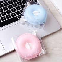 Donut small pill box Portable cute candy chewing gum carry-on mini small sub-packing storage box