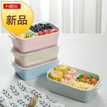 Belt Cover Ceramic Lunch Box Microi Wave Oven Special Trig Doge Boxed Box Refreshing Bowl storage box Food Sub-style