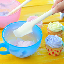  Noodle master elbow scraper Cream cream mixing knife Silicone scraper Curved elbow Cream cream color grading scraper