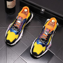 Tide card Summer new mens shoes Han version 100 hitch a thick base Old Daddy shoes mens fashion Breathable Sports Casual Shoes