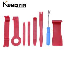 -8pcs steel auto car radio panel interior door clip panel t