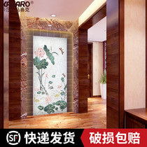 KASARO Natural seamless shell cut painting Customizable Mosaic entrance puzzle Restaurant background wall parquet tiles