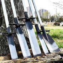 Digging shovel Digging tree shovel Manganese steel thickened shovel tip pull flower mud shovel Yam shovel tools deep over rural Luoyang