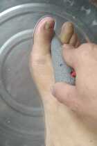 New volcanic pumice gray foot rub stick exfoliating calluses Antipruritic Pedicure Foot rub ellipse