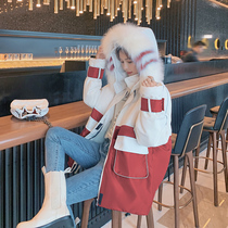 Tooling down cotton clothes women short 2020 Winter new big hair collar students Korean version of loose popular cotton coat coat