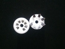 Delicate PCB Seven Feet Ceramic Electronic Tube Silver Plated Tube Holder Acoustics DIY Accessories Power Amplifier With Tube Holder