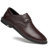 Business dress black Han trend shoes mens hundred British student tide with winter youth casual shoes