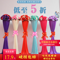 Original new wedding road leading arch Roman column props Wedding opening wedding flower column floral window decoration