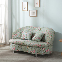 Fabric sofa casual small apartment single double combination lip sofa living room fashion sofa removable wash
