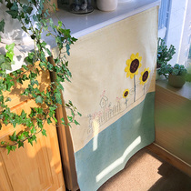 Drum washing machine sunscreen cover balcony cabinet sunshade shading waterproof cover shoe cabinet dustproof curtain