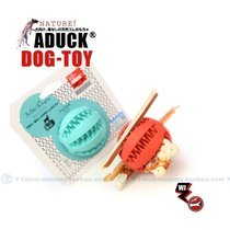 New Products Japan ADUCK Rubber Pet Dog Teddy Gold Mahasuchi Elastic Ball Clip Food Toy Training Ball