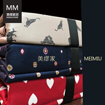 Clearing house 60 Egyptian long suede cotton gunk four pieces of American all-cotton pure cotton bed with supplies 1 8m bed for spring and summer