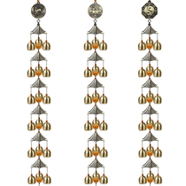 Pure copper copper wind chimes hanging town house Bagua Unicorn hanging door Feng Shui wind chimes 5 layers 15 bells 6 layers 18 bells