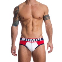 Wish Tide Cards Briefs Pure Cotton Men PUMP Triangle Pants