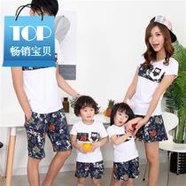 Pro-Submount Summer clothing 20618 New wave Family clothes mother-daughter dress Spring loaded with a three-mouth boy camouflages