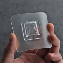 Punch-free patch strong screw-free punch-free patch transparent adhesive hook holder sticky patch soap box